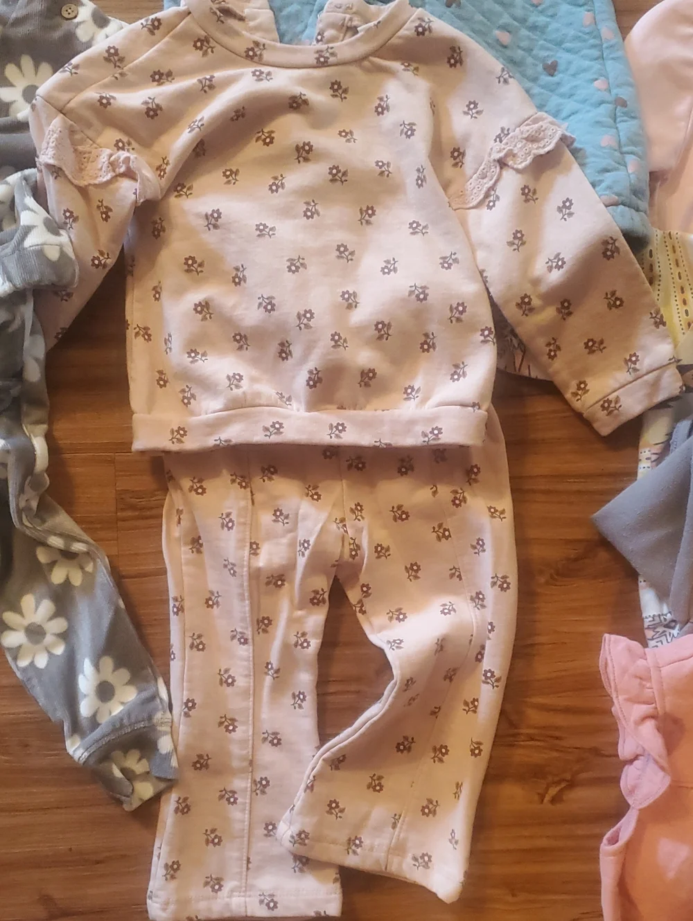 Mixed Baby Girls Clothing Bundle - Floral & Pink Pieces